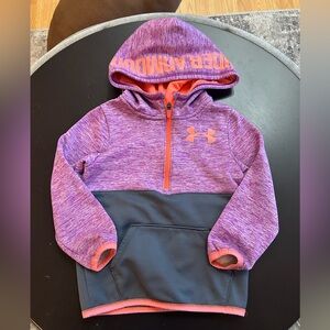 Under Armour Kids' Purple and Dark Gray Hoodie